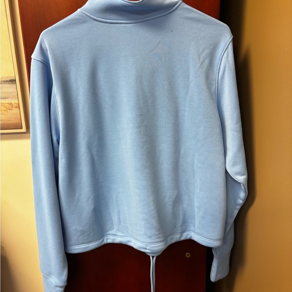 Nike Blue and White Quarter-Zip Pullover - Picture 7 of 7